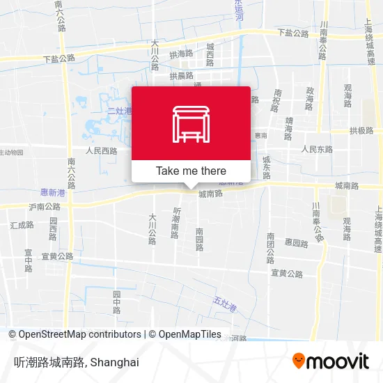 听潮路城南路 map