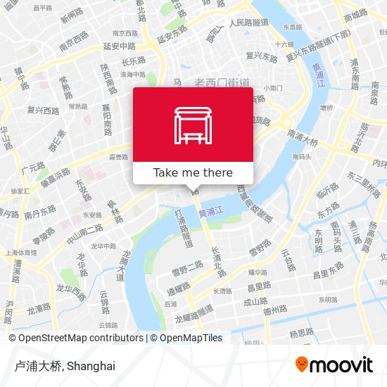 卢浦大桥 map