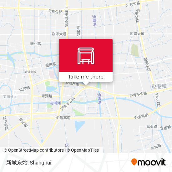 新城东站 map