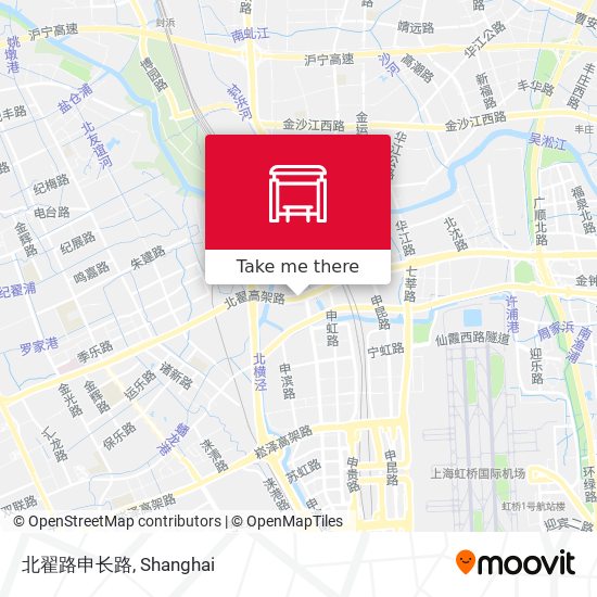 北翟路申长路 map