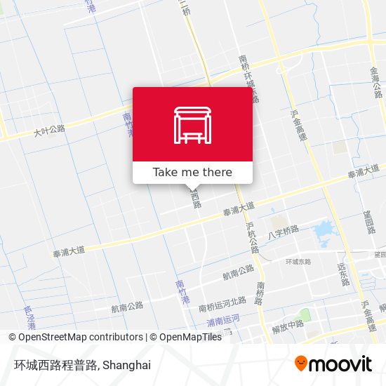 环城西路程普路 map