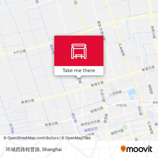 环城西路程普路 map