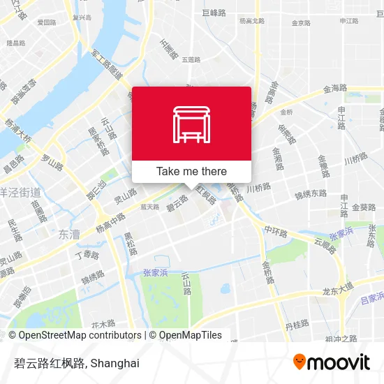 碧云路红枫路 map