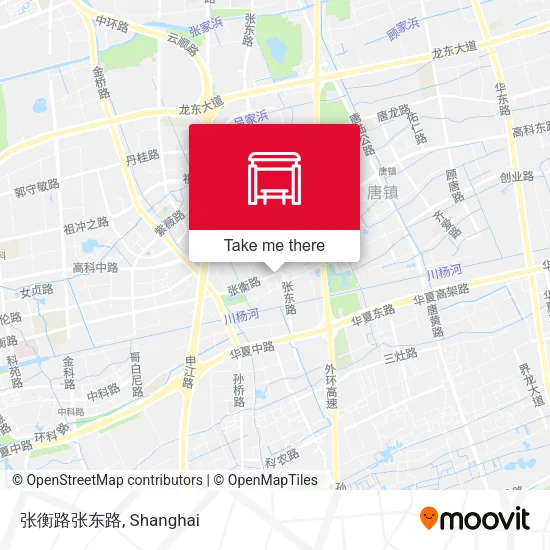 张衡路张东路 map