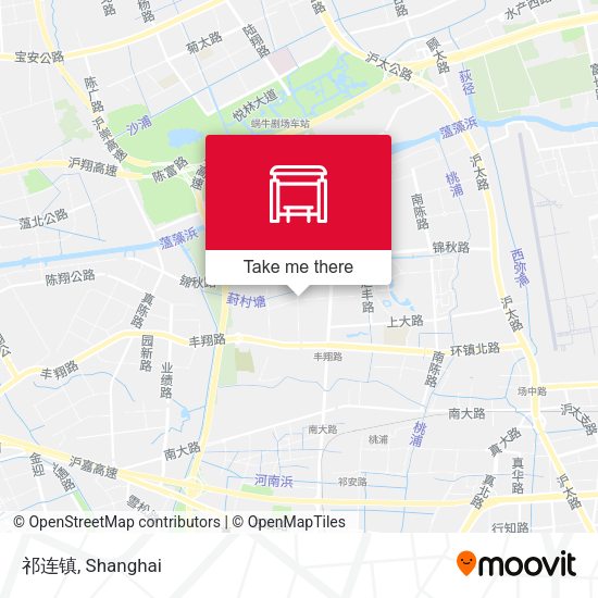 祁连镇 map