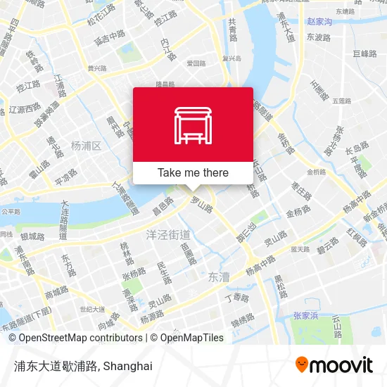 浦东大道歇浦路 map