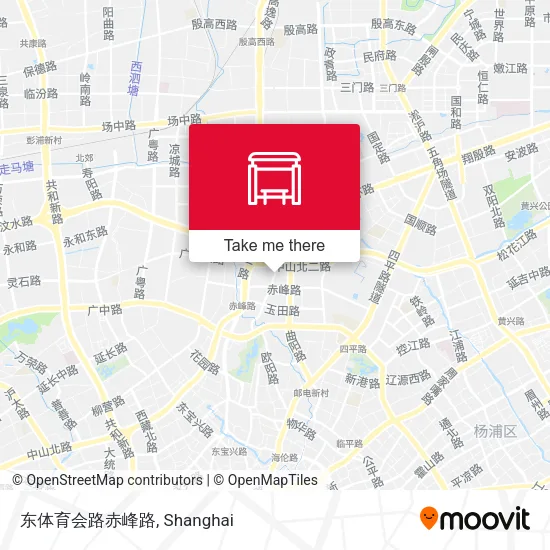 东体育会路赤峰路 map