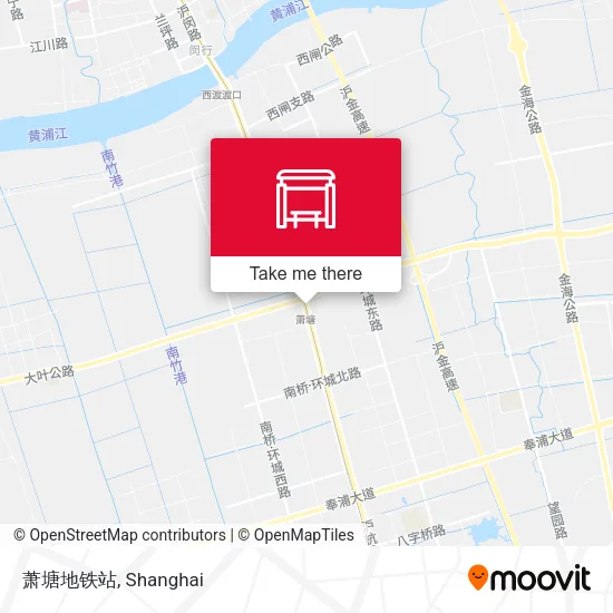 萧塘地铁站 map