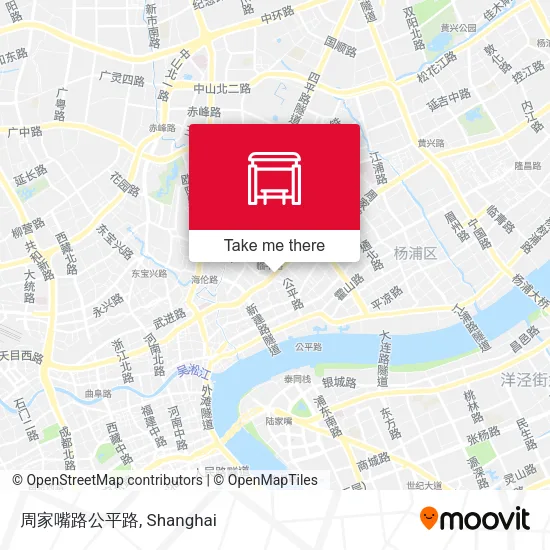 周家嘴路公平路 map