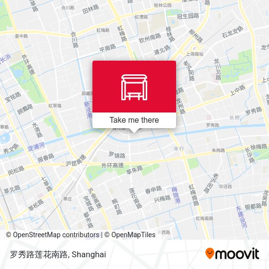 罗秀路莲花南路 map