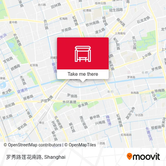 罗秀路莲花南路 map