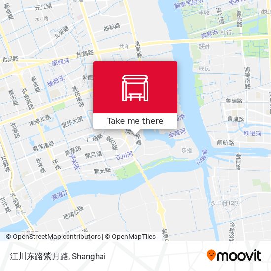 江川东路紫月路 map