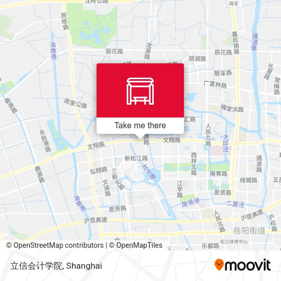 立信会计学院 map
