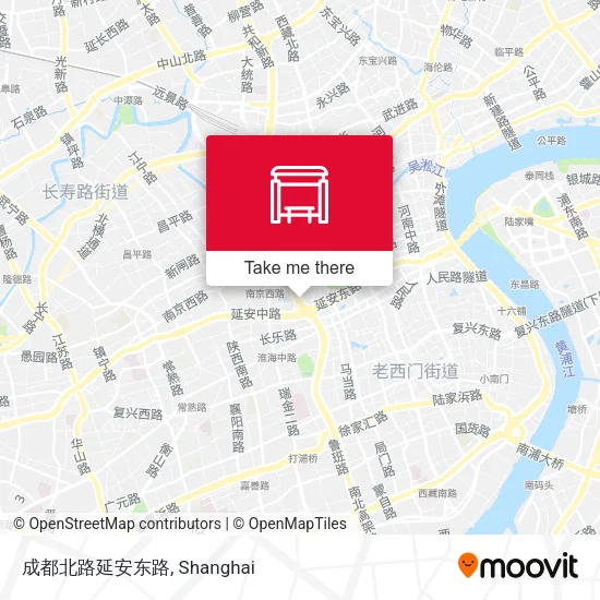 成都北路延安东路 map