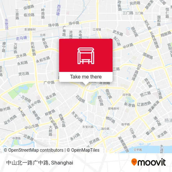 中山北一路广中路 map