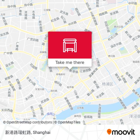 新港路瑞虹路 map