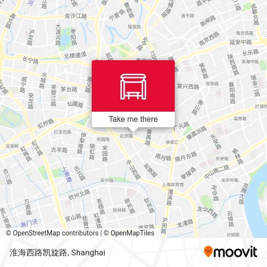 淮海西路凯旋路 map