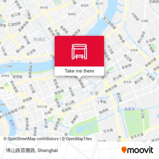 博山路苗圃路 map