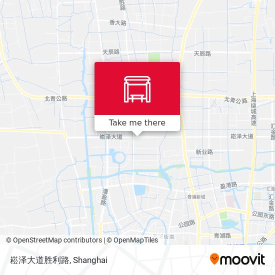 崧泽大道胜利路 map