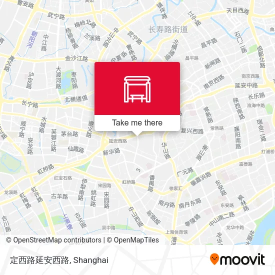 定西路延安西路 map