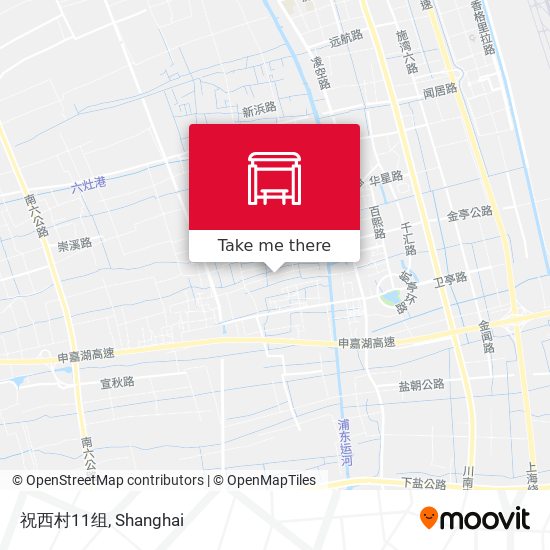 祝西村11组 map