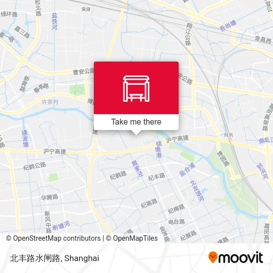 北丰路水闸路 map