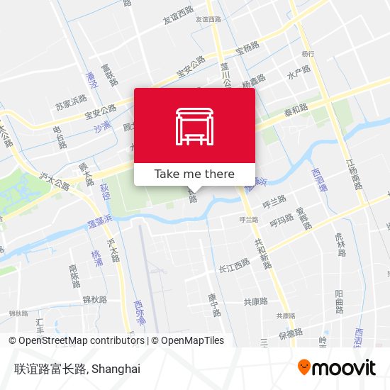 联谊路富长路 map