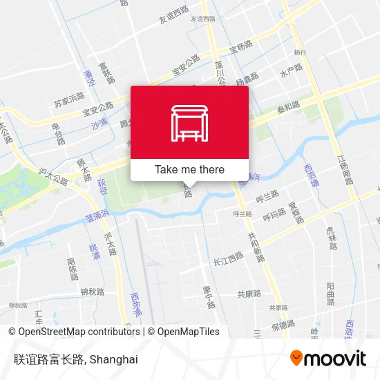 联谊路富长路 map