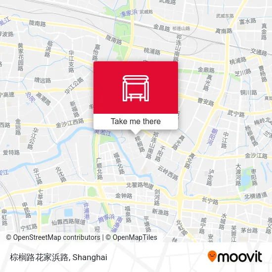 棕榈路花家浜路 map