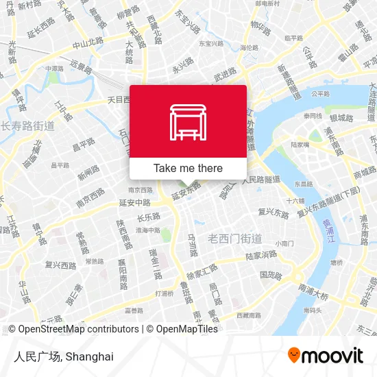 人民广场 map