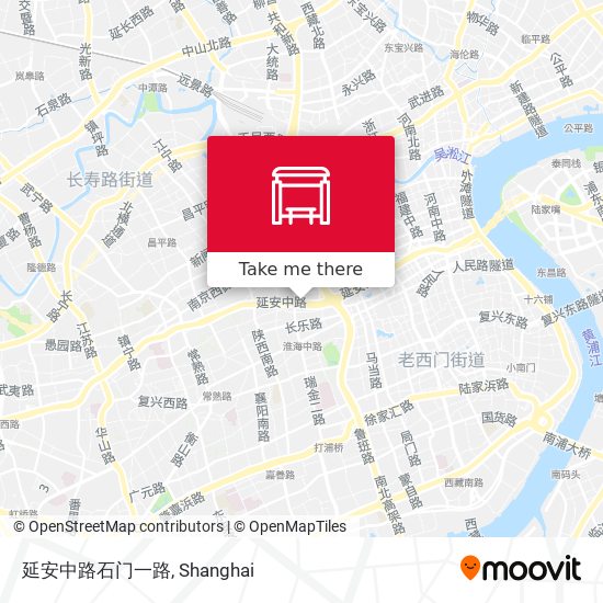 延安中路石门一路 map