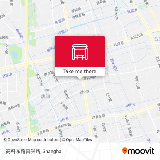 高科东路昌兴路 map