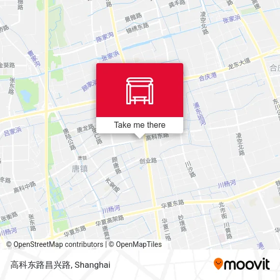 高科东路昌兴路 map