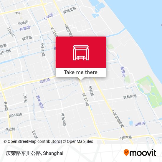 庆荣路东川公路 map