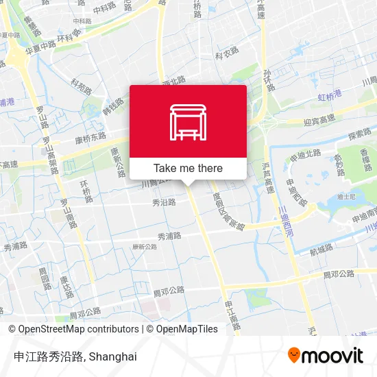 申江路秀沿路 map