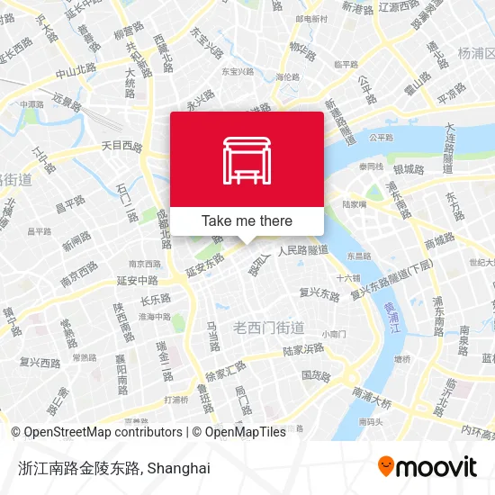浙江南路金陵东路 map