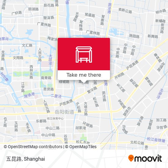 五昆路 map