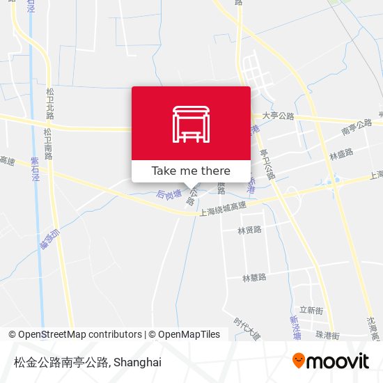 松金公路南亭公路 map