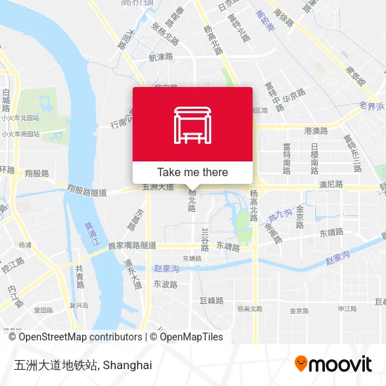 五洲大道地铁站 map
