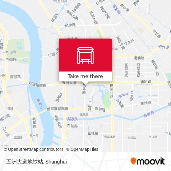 五洲大道地铁站 map