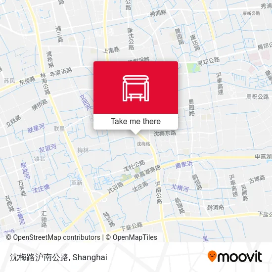 沈梅路沪南公路 map
