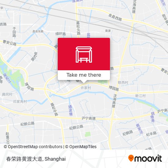 春荣路黄渡大道 map