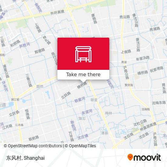 东风村 map