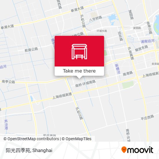 阳光四季苑 map