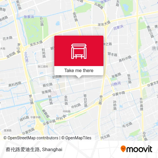 蔡伦路爱迪生路 map