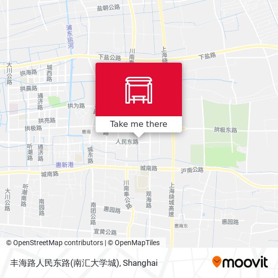 丰海路人民东路(南汇大学城) map