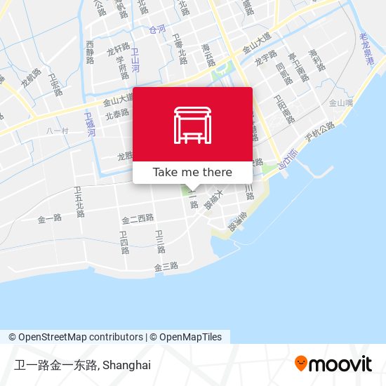 卫一路金一东路 map