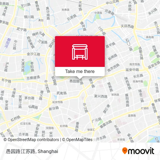 愚园路江苏路 map