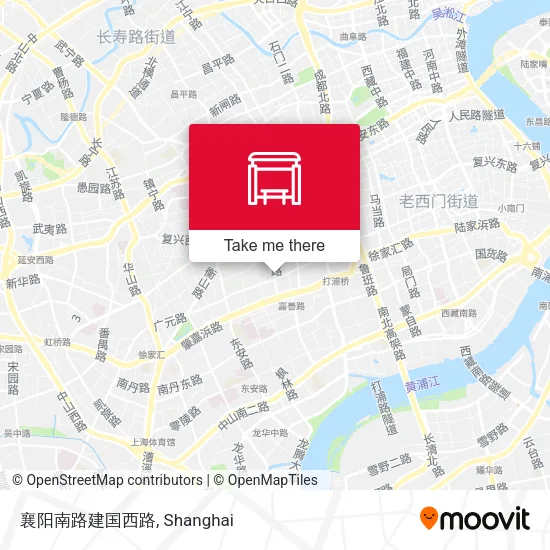 襄阳南路建国西路 map