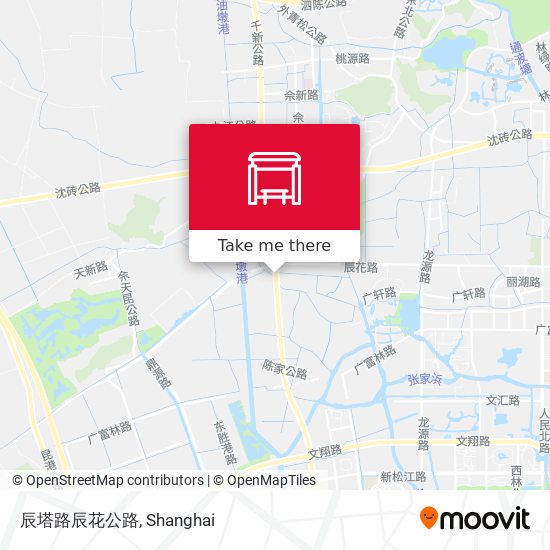 辰塔路辰花公路 map